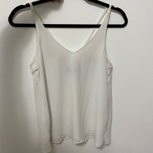 Topshop White Camisole Tank Top